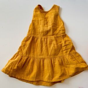 Cat & Jack Yellow Kids Casual Dress